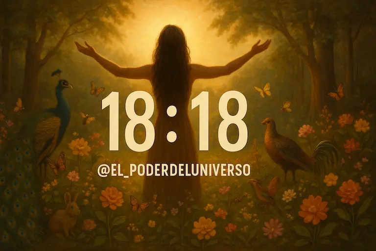 Hora espejo 1818 significado