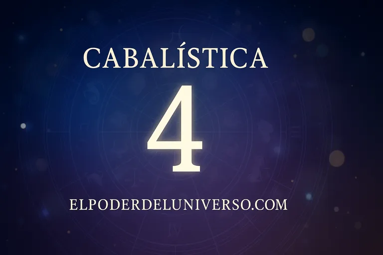 Numerología Cabalística significado del 4 resultado