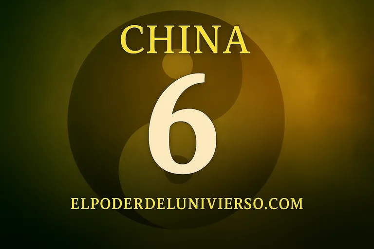 Numerología China significado del 6 resultado