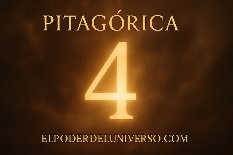 Numerología Pitagórica significado del 4